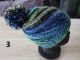 1 Bonnet à godrons 60 laine multicolore au choix Couleur : couleur 3