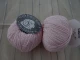 1 pelote laine mérinos et soie Solaine rose dragée