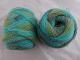 200 gr grosse pelote laine vert turquoise