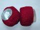 1 ball  pure wool N° 8 red burgundy 143